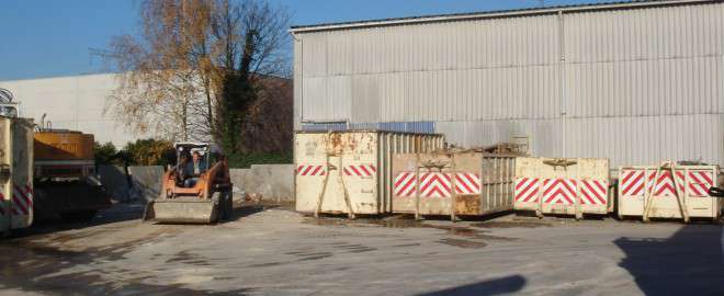 afvalcontainerverhuurders Berlare Bouw.Punt Van der Gucht