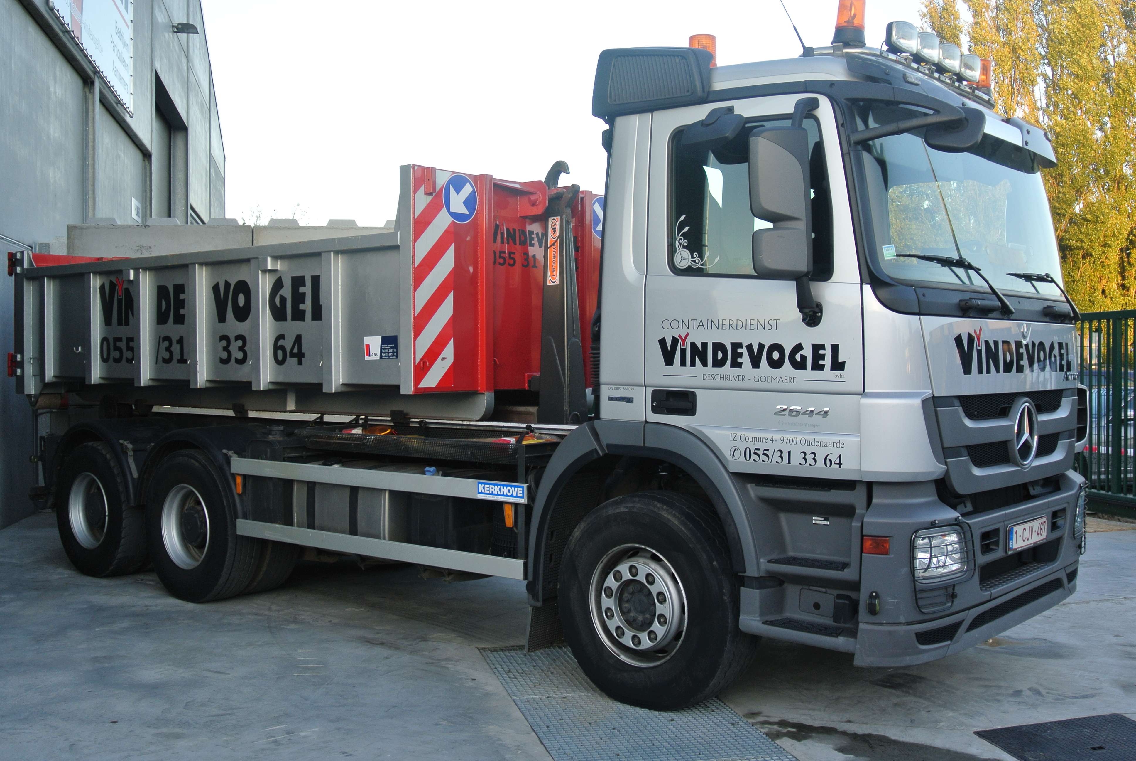 afvalcontainerverhuurders Ronse/Renaix Containerdienst Vindevogel BV