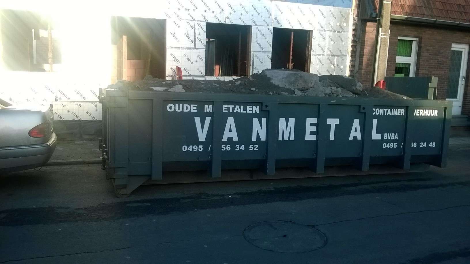 afvalcontainerverhuurders Rekkem | vanmetal bvba